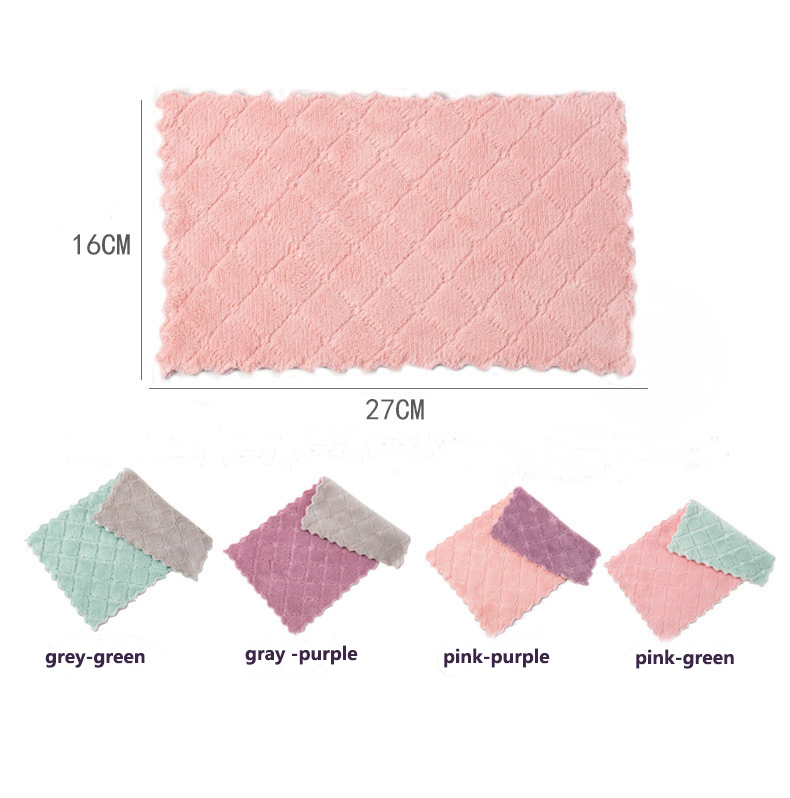 Heavy-Duty Microfiber Cleaning Cloth for Kitchen Customizable Sizes