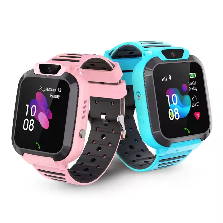 S16s Lbs Location Camera Sos 2g SIM Card Children Kids Smart Watch for Boys Girls Waterproof Cartoon Alarm Clock Kids Watch