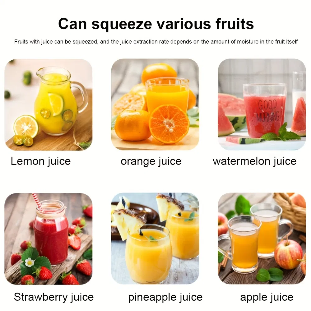 Durable Stainless Steel Manual Citrus Juicer with Fruit Basket