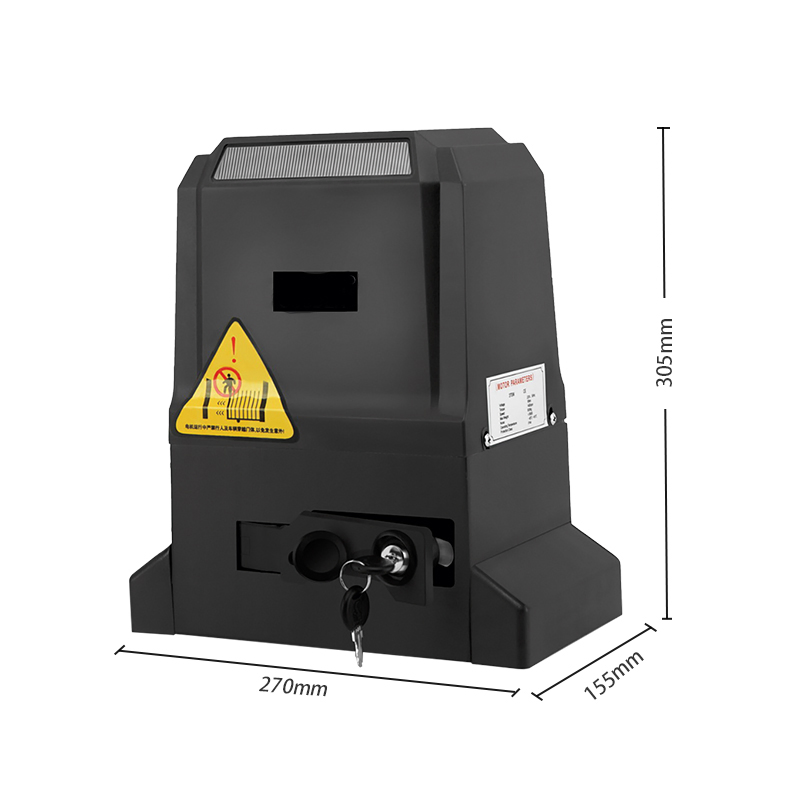 1200W Electric Fence Gate Operator Kit AC Residential Automatic Sliding Gate Opener