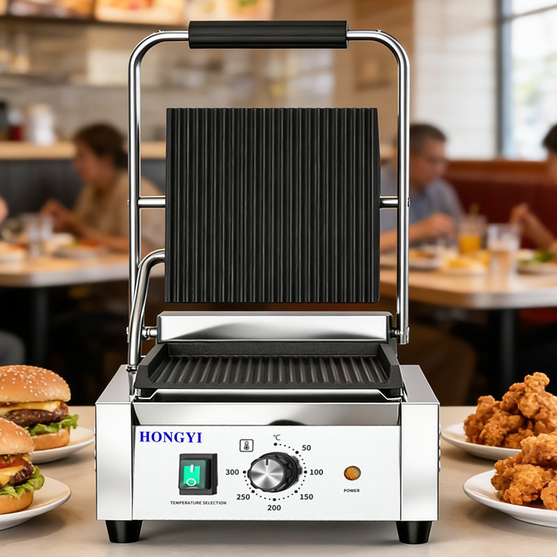Commercial Panini Grill Full Pit Pressure Plate for Bistro