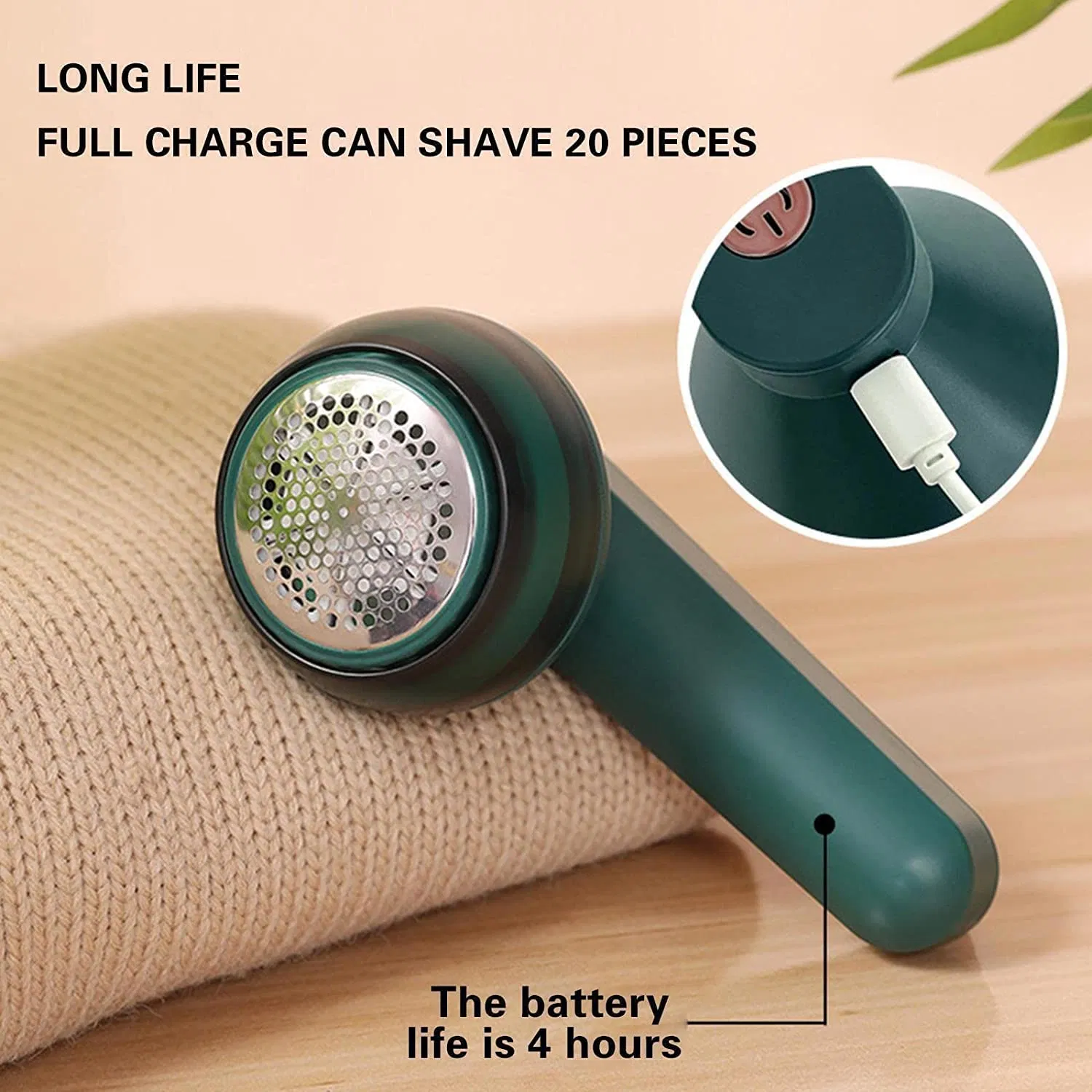 Fabric Shaver Fuzz Trimmer Sweater-Shavers Remove Pilling Portable Rechargeable Electric Lint Remover