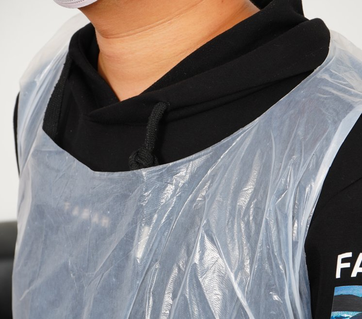 Food Processing Poly Apron Hot Sale PE Disposable Apron for Medical