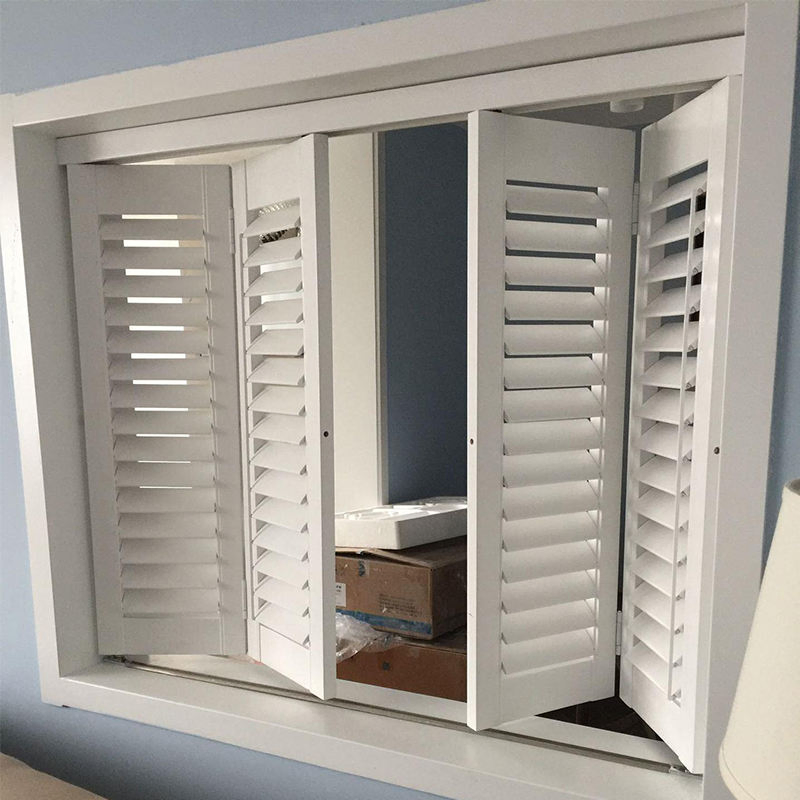PVC Plantation Sliding Window with Plastic Shutter Parts Panel Slat Louver