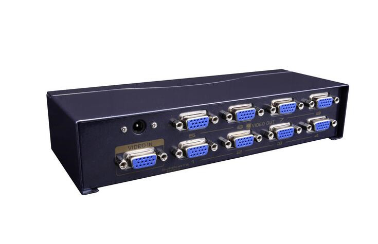 Разветвитель VGA 1x8, 250 МГц, 8 портов