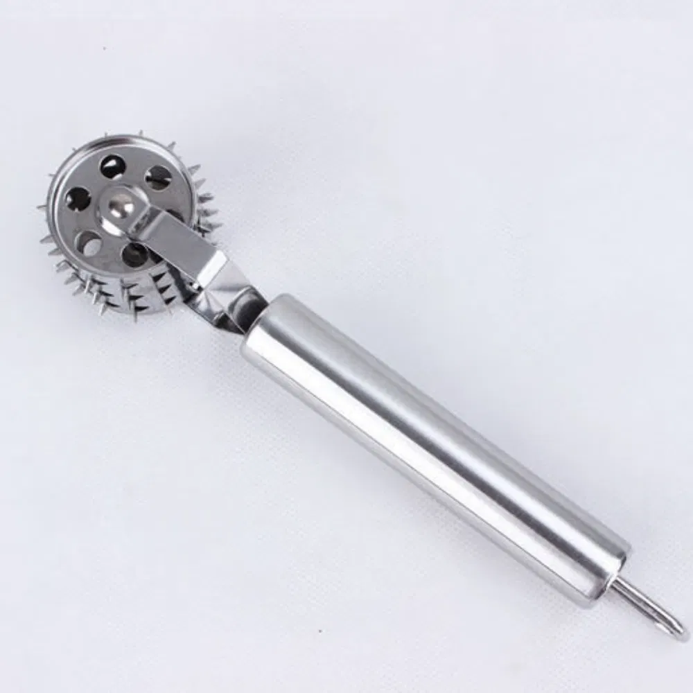 Stainless Steel Meat Tenderizer Tool with Comfortable Non-Slip Grip Handle Mi27287