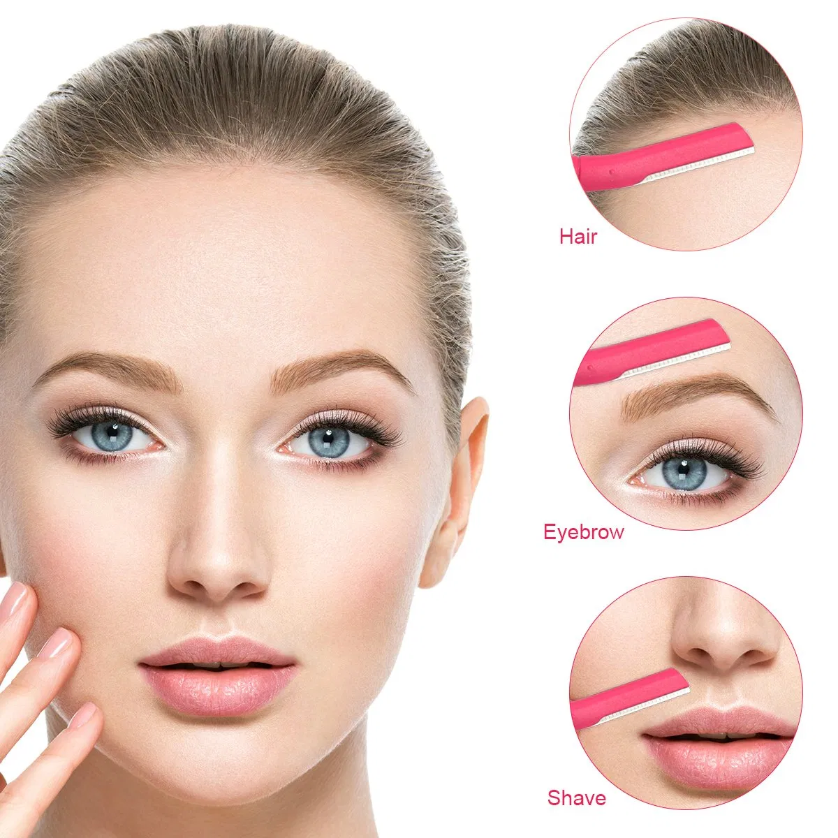 Professional Eyebrow Shaver Set for Flawless Makeup Application