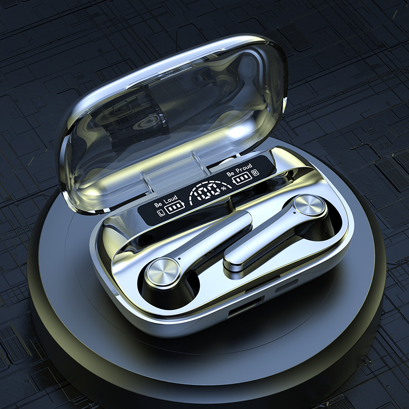 Наушники TWS Hi-Fi с LED-дисплеем, защита от воды