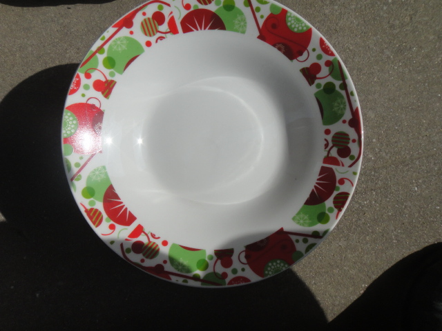 8"Side Flower Soup Plat Tableware Ceramics Porcelainware