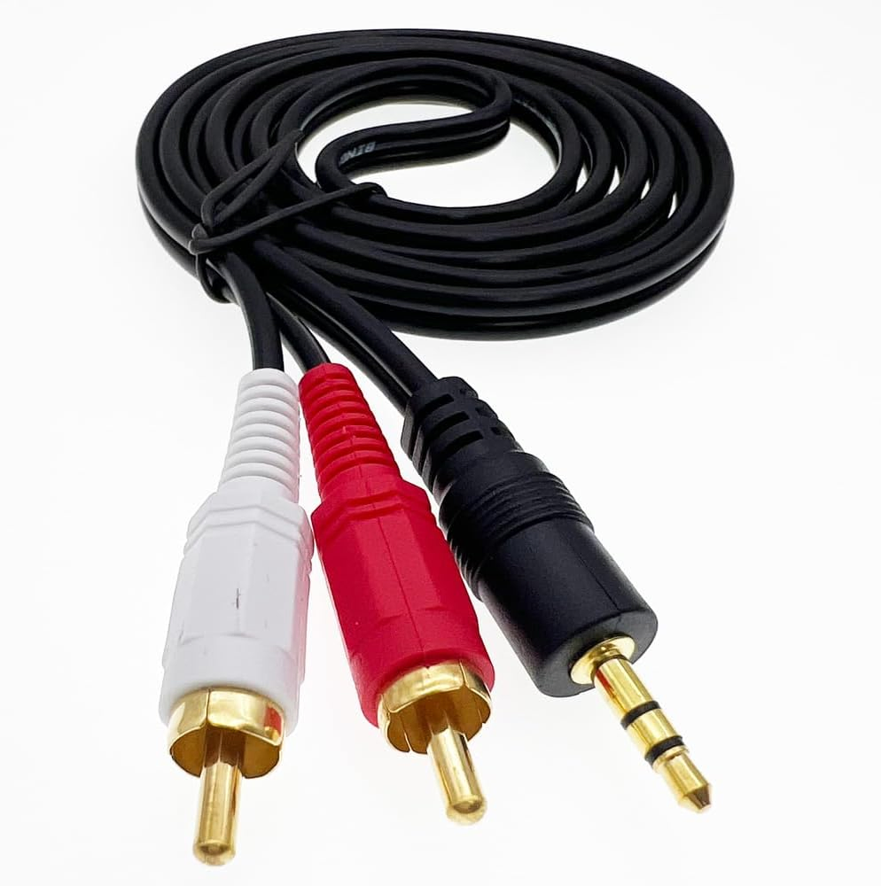Аудиокабель 3.5 мм Jack - 2 RCA