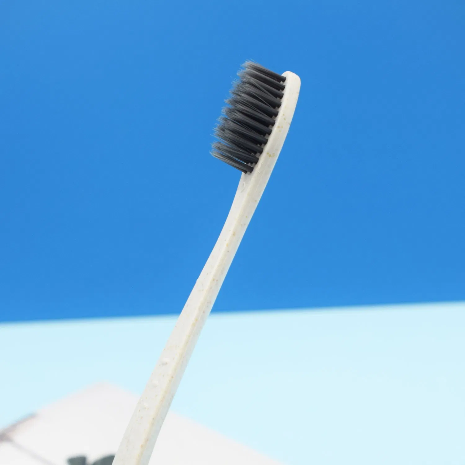 Wholesale Adult Daily Cleaner 5 Star Hotel Guest Room Wheat Straw Toothbrush