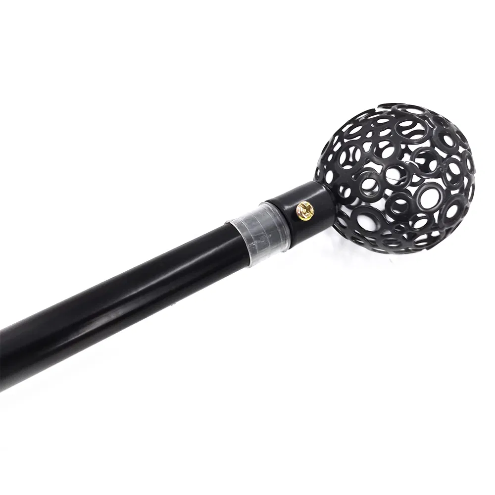 Good Quality Long Stainless Steel Curtain Rod Adjustable Rod with Shower Curtain