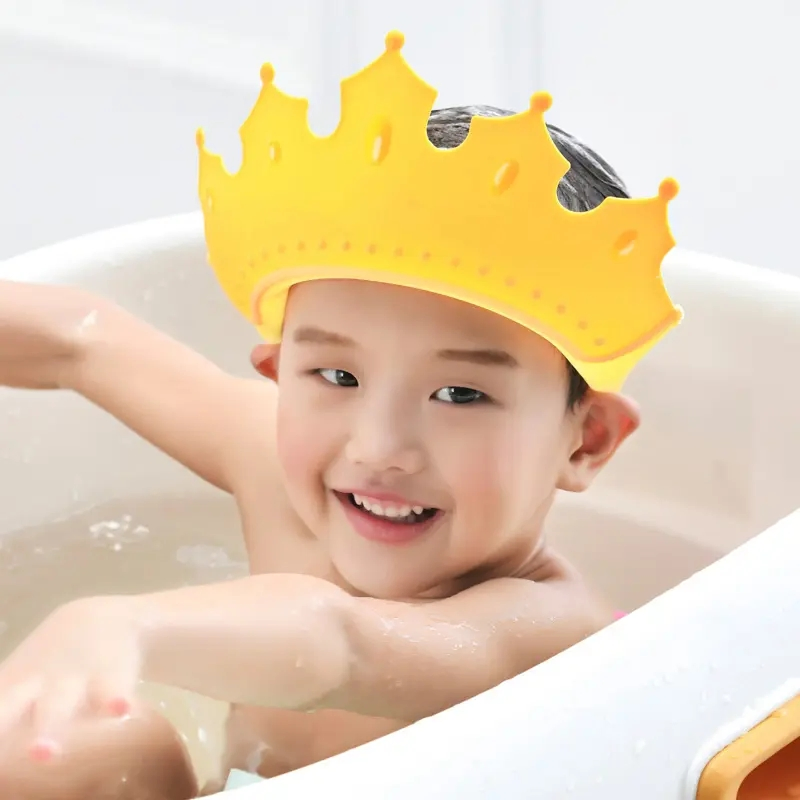 Children Wash Hair Bathing Protection Hat Baby Shower Cap