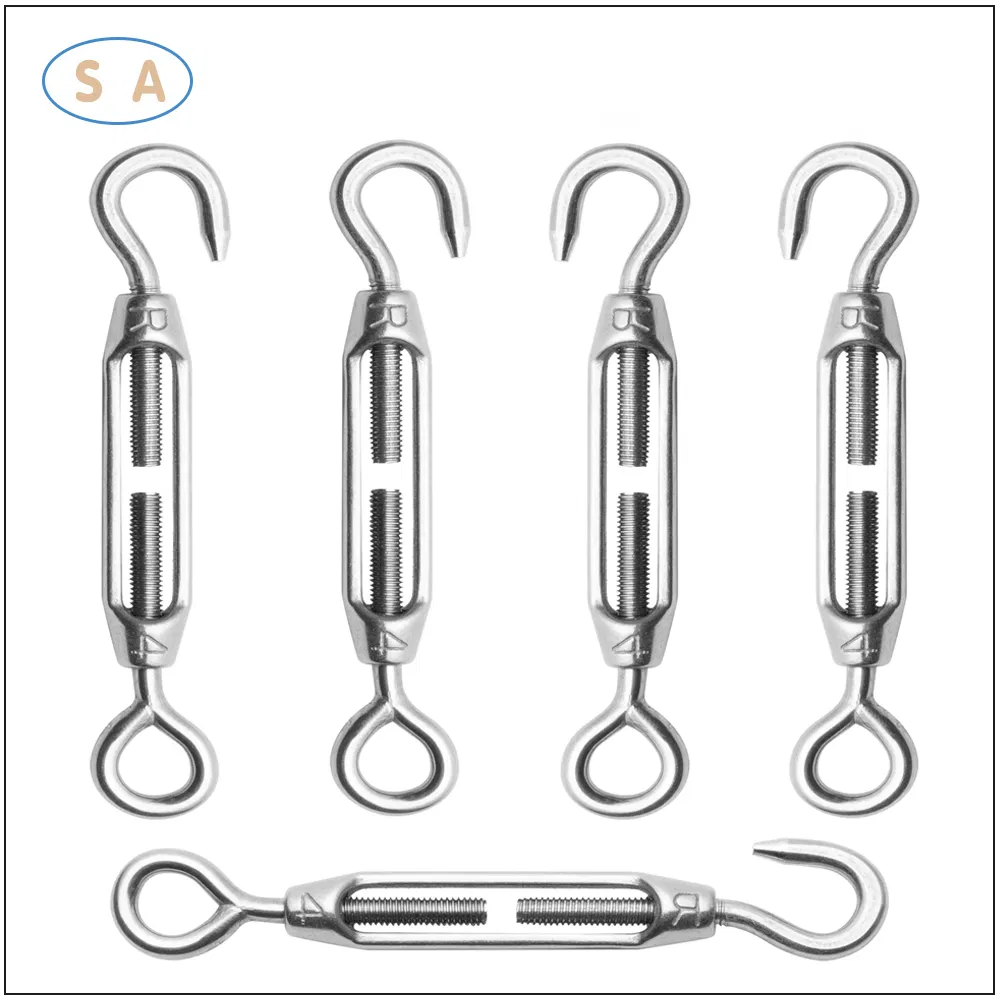 Hot Selling Us/JIS/Europeantype Stainless Steel 304/316 Rigging Hardware Turnbuckle