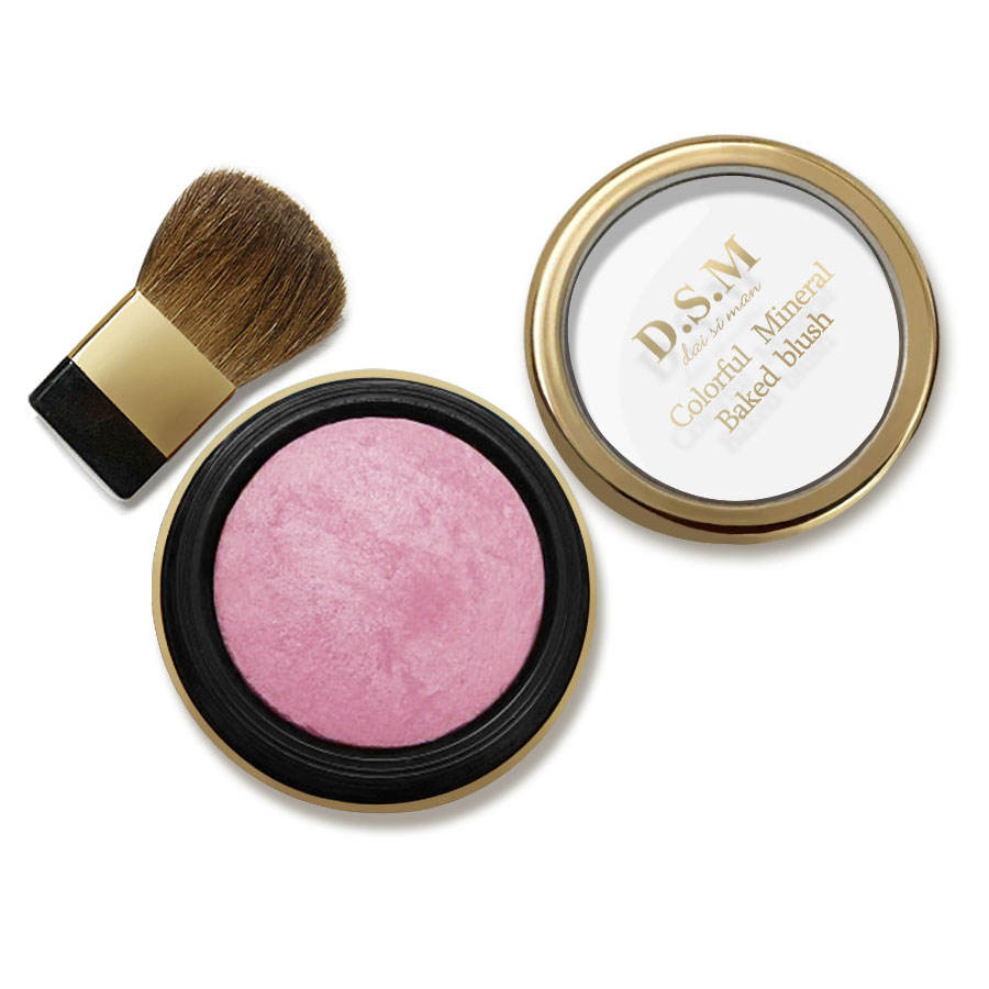 Dsm Skin Fitting Cheek Blusher Powder Soft Colorful Mineral Blush