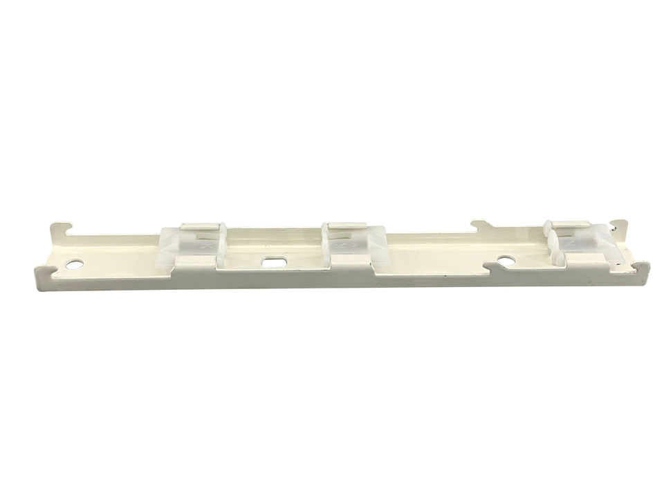 Silent Home Decoration Manual Window Three Curtain Tracks Manual Curtain Ceiling Bracket