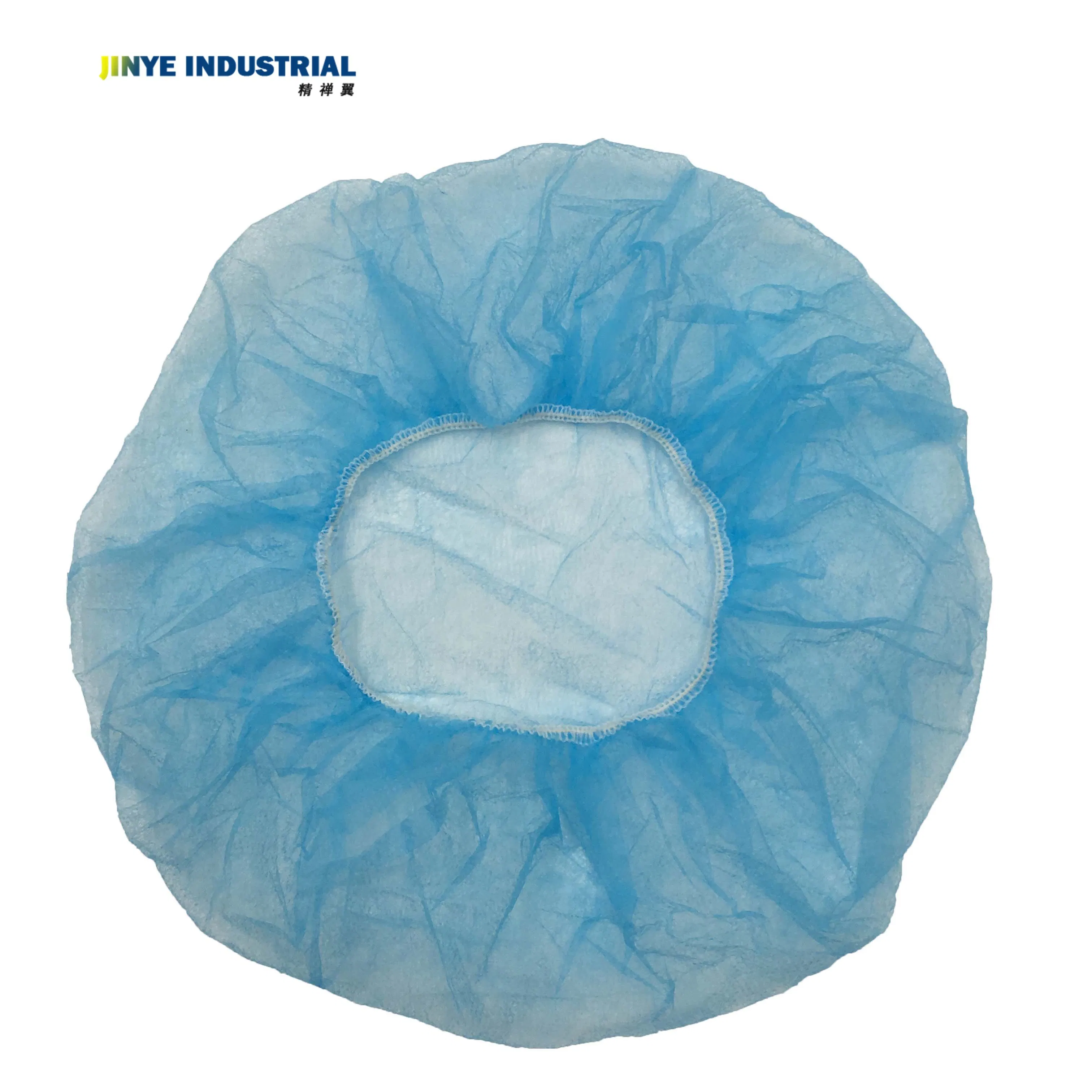 Disposable Nonwoven Bouffant Cap Food Service Hair Nets Caps Anti Dust Caps