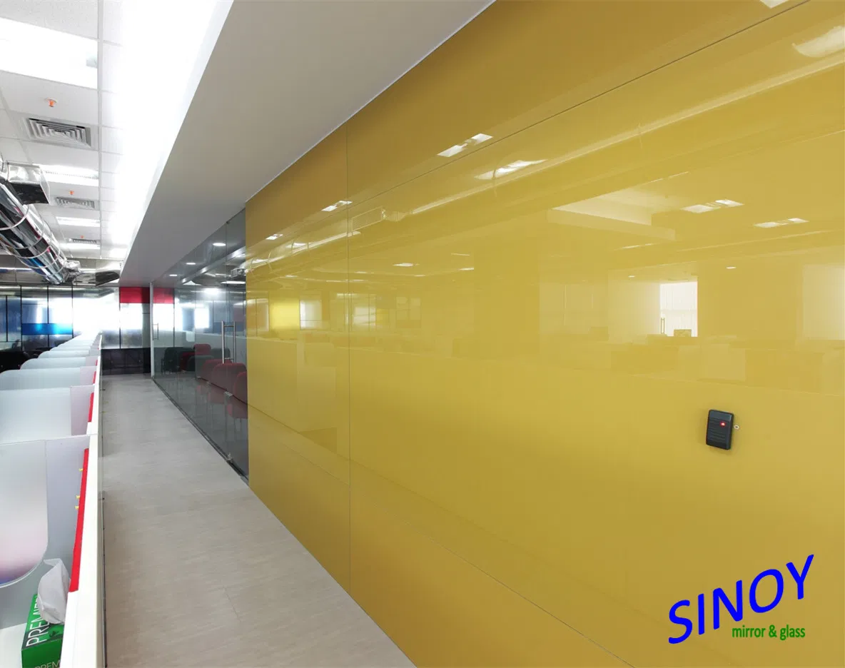 High Quality China Factory Double Layer Black Painted Colored Glass