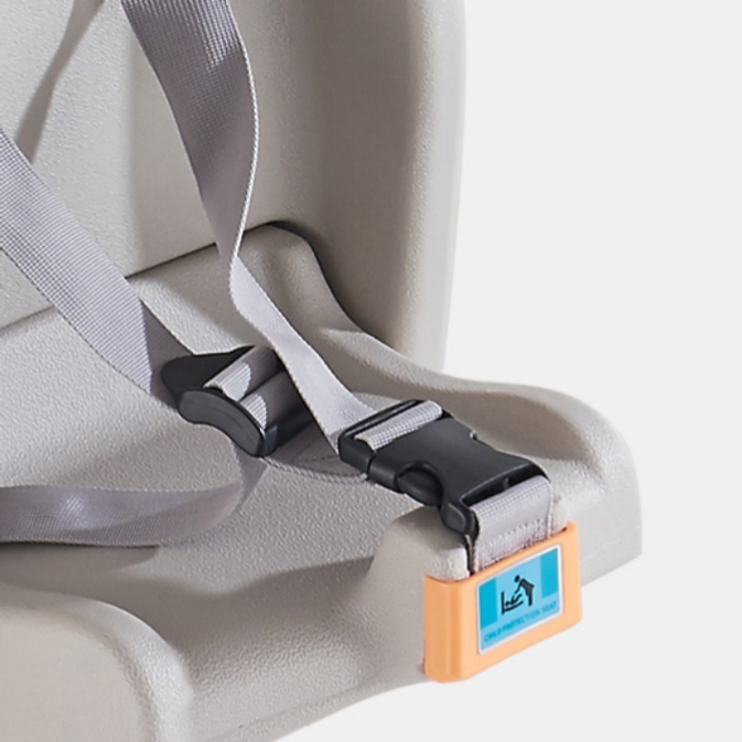 HDPE Baby Protection Seat with Safety Belt and Raise Side Guardrai