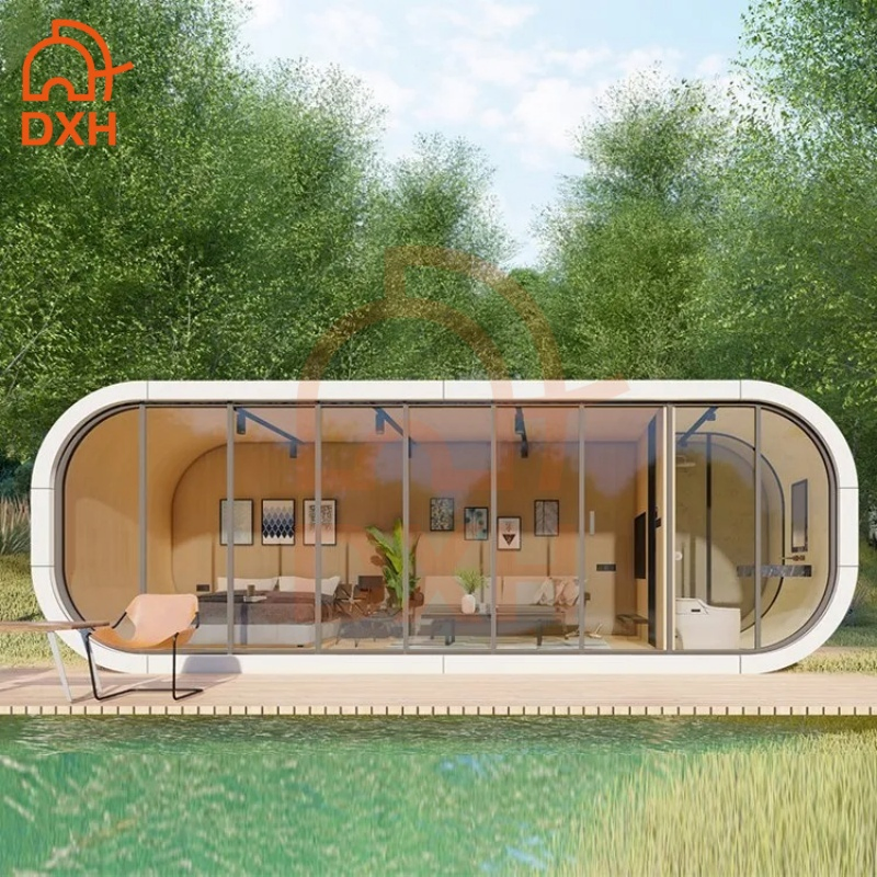 High Quality Customized Steel House Portable Office Camping Container Prefabricated Building Apple Cabin