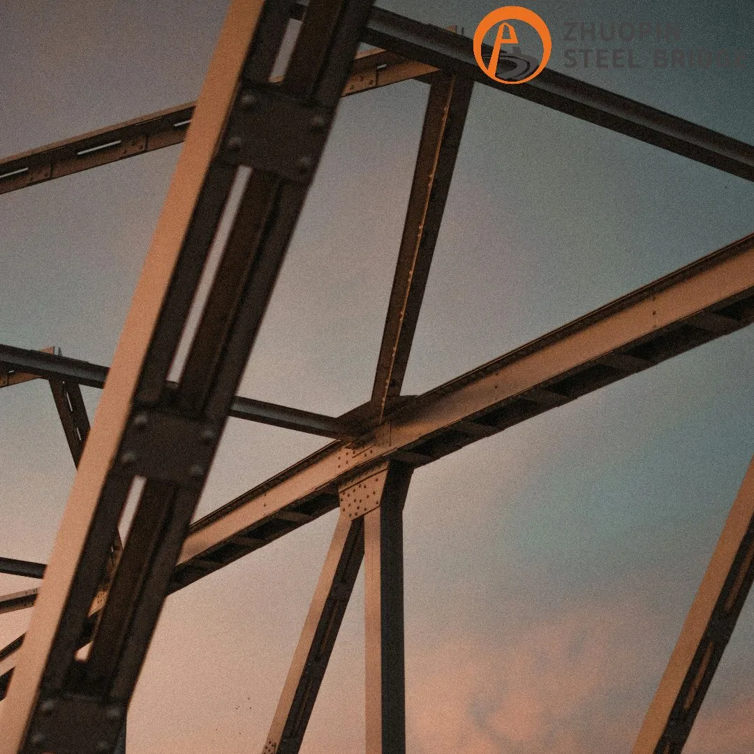 Prefabricated Steel Structure Bridge Half Through Steel Bridge