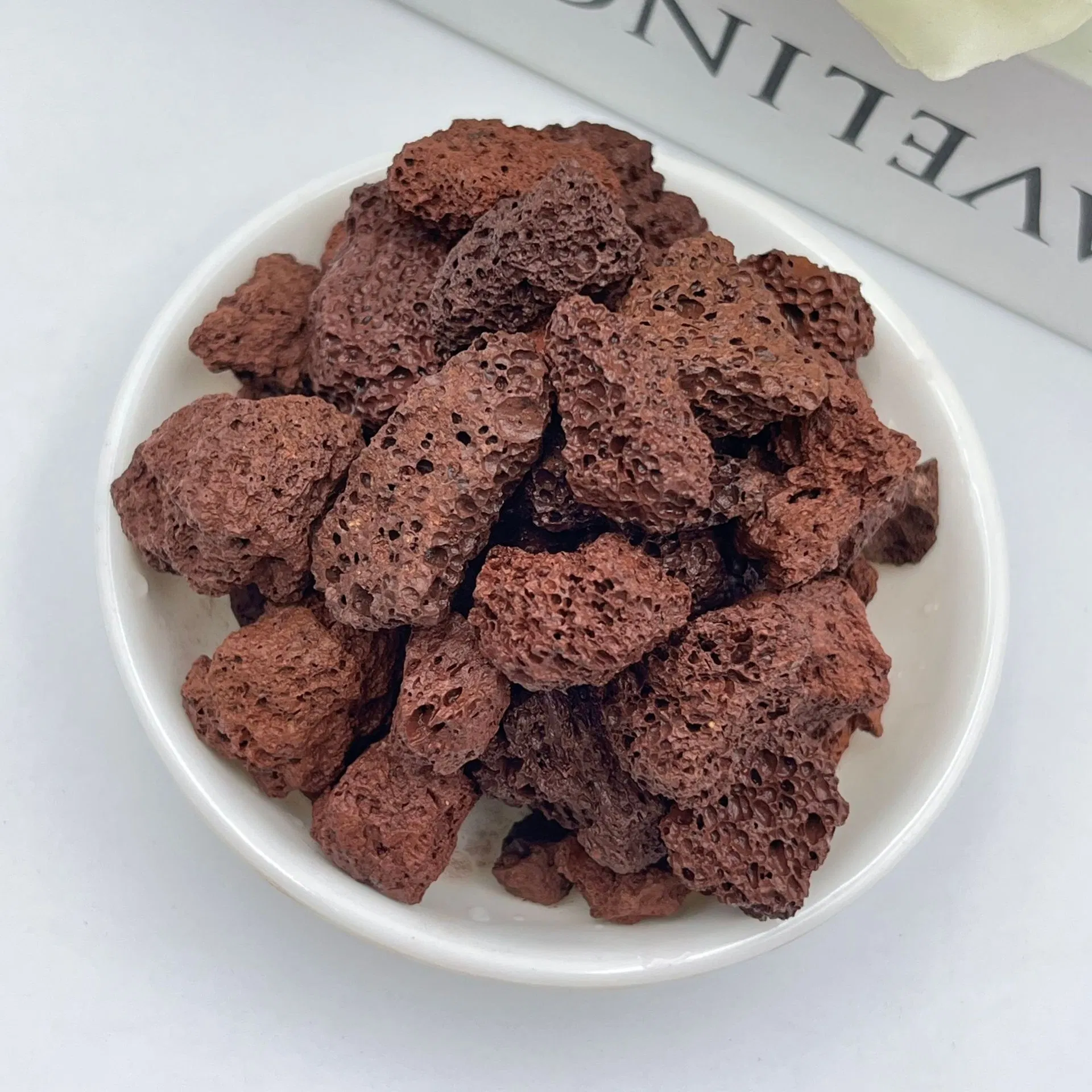 Red & Black Volcanic Stone for Aquarium & Pond Filtration