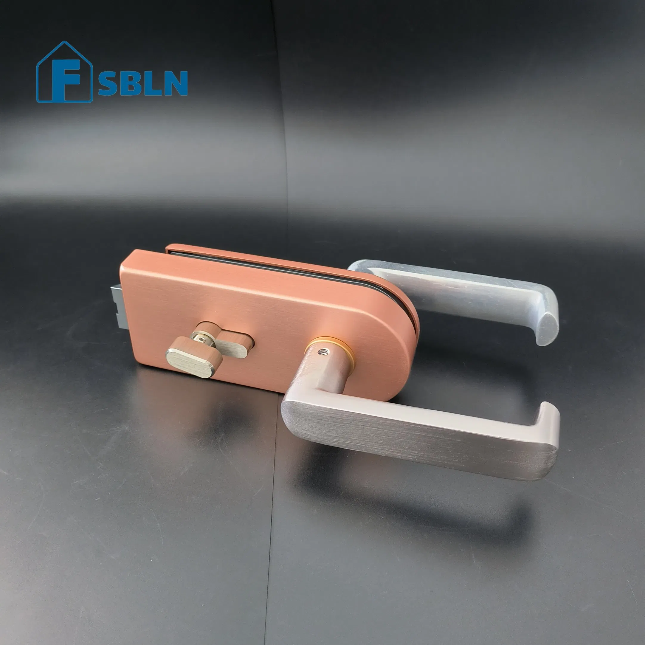Aluminum Swing Glass Door Lock with Tempered Handle Lock Manufacturing Company Furniture Locks for Doors
