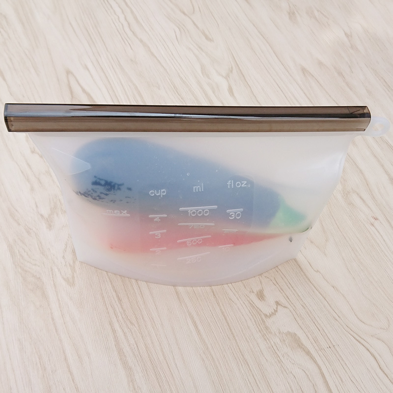 Manufacturer Recommended Silicone Fresh-Keeping Bag, Sealed Food Bag, Kitchen Supplies, Household Fresh-Keeping Storage Bag, Food Sub-Packaging