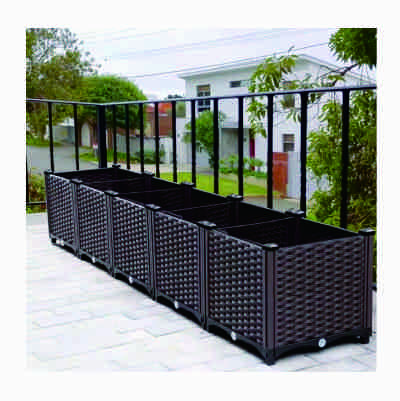 Горшок цветочный пластиковый для крыши