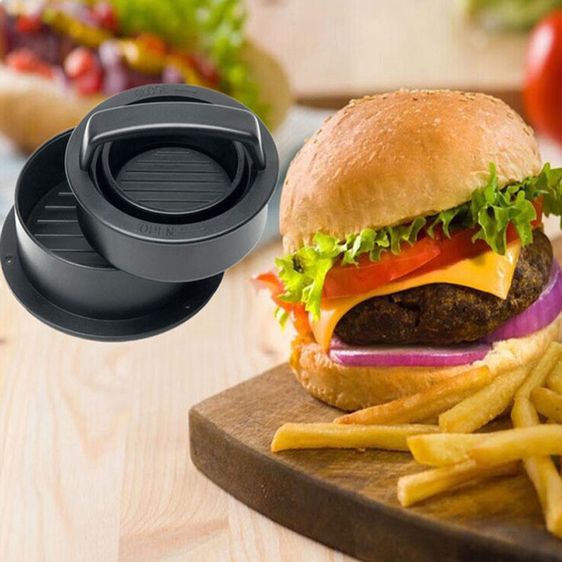 Sliders, Regular Beef Burger, BBQ Grilling and Gourmet Kitchen Tool 3-in-1 Stuffed Burger Press Works Best for Stuffed Burgers Bl11916
