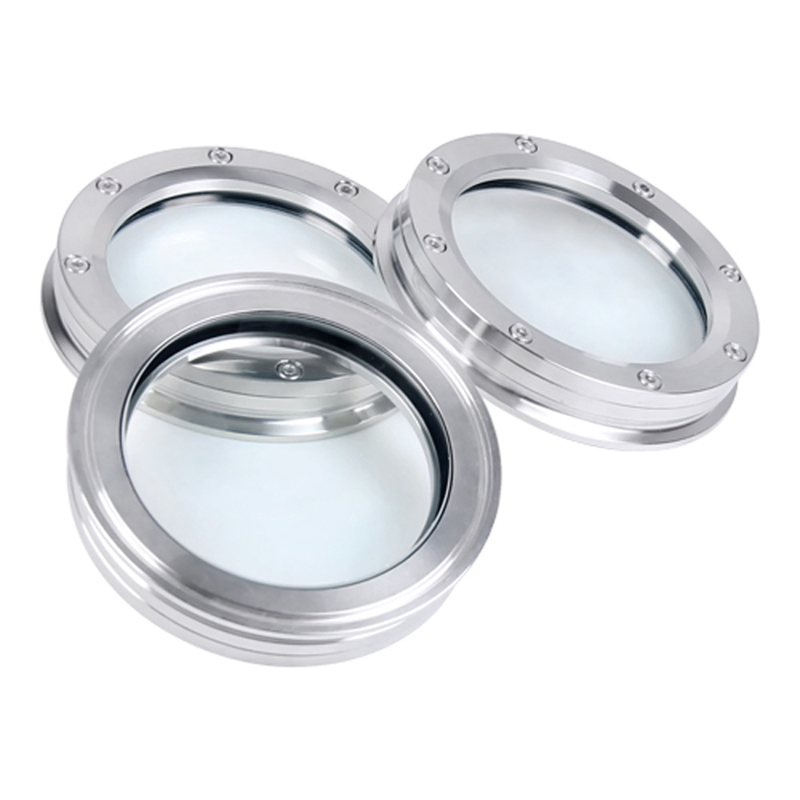 Sanitary Stainless Steel 304 Flanged Sight Glass No Dead Angles