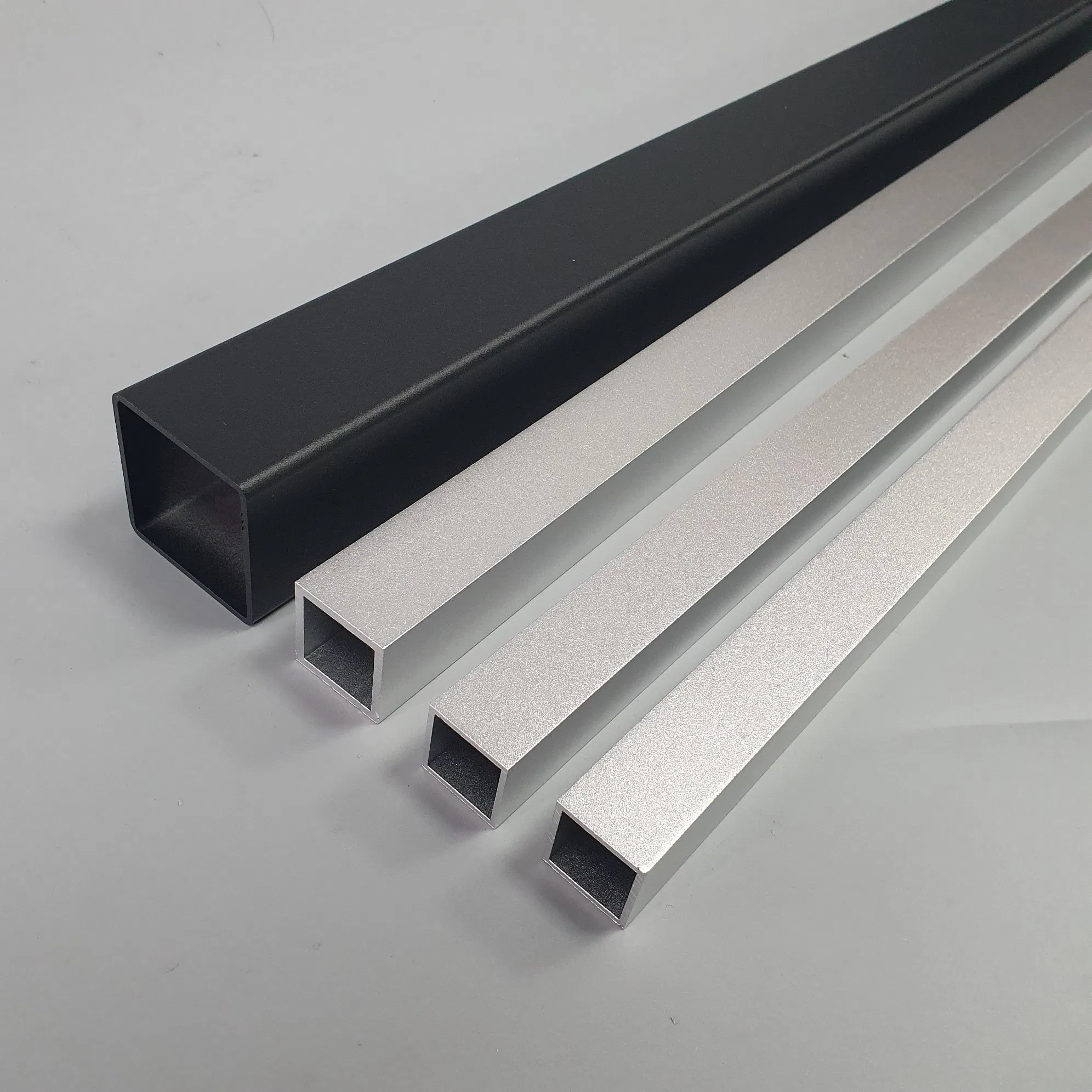 6000 Series Thin Walled Anodized Extruded Aluminium Square Rectangular Tube