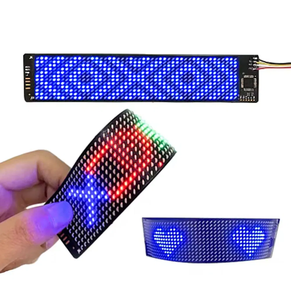 Wholesale Cross-Border Flexible Vest Chest Patch Small Soft Ultra-Thin Outdoor LED Display