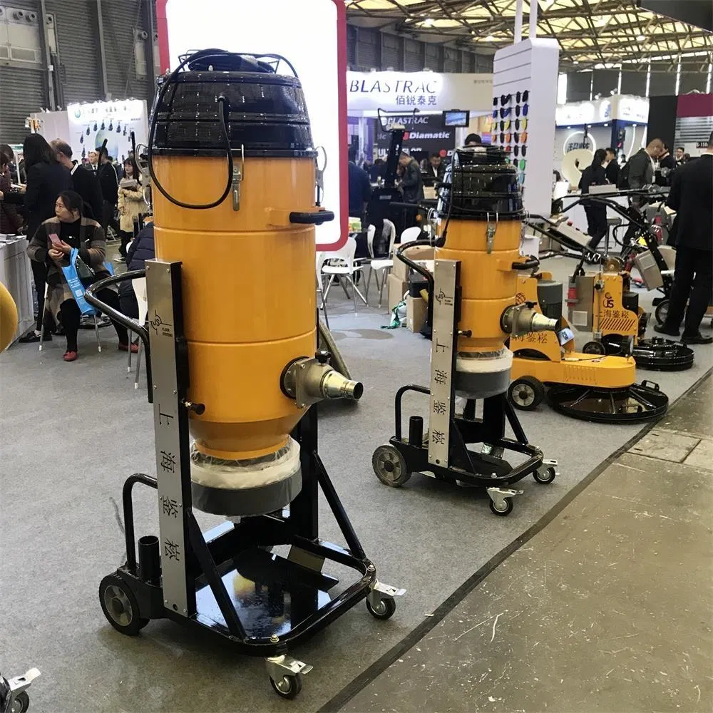 V3 Js Floor Systems Concrete Grinder with Industrial Vacuum Cleaner