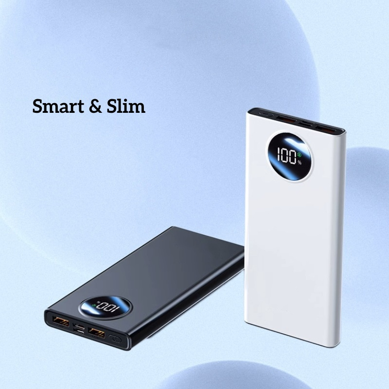 10000mAh LED Fast Charging Power Bank Pack Mobile Phone Battery Charger