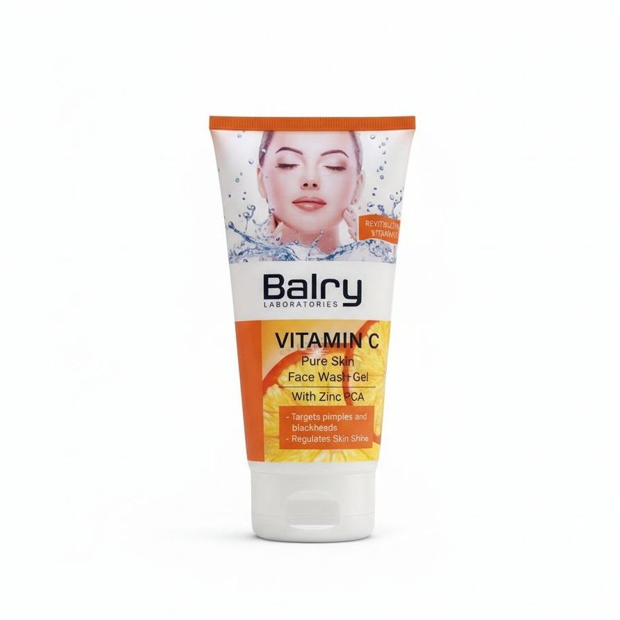 Skincare Brightening Vitamin C Face Wash Zinc PCA Acne Control Facial Cleanser