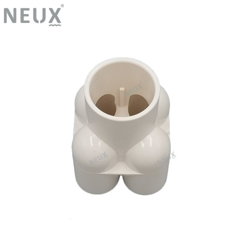 Luxury Whirlpool Bath Tub 4-Port Water Diverter Massage Tub PVC Water Diverter