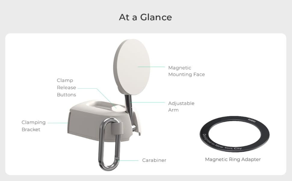 Магнитный держатель для телефона в самолете Treker с MagSafe