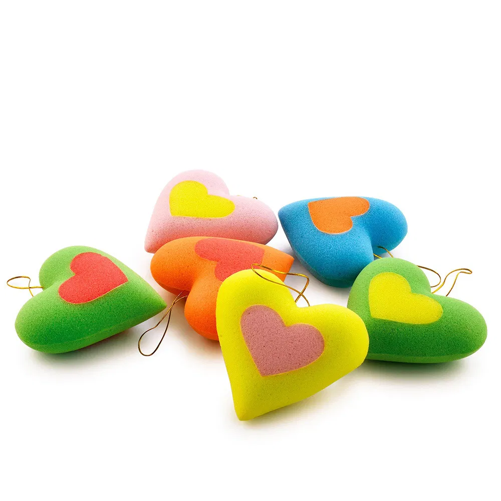 Cute Cartoon Star-Shaped Bath Sponge