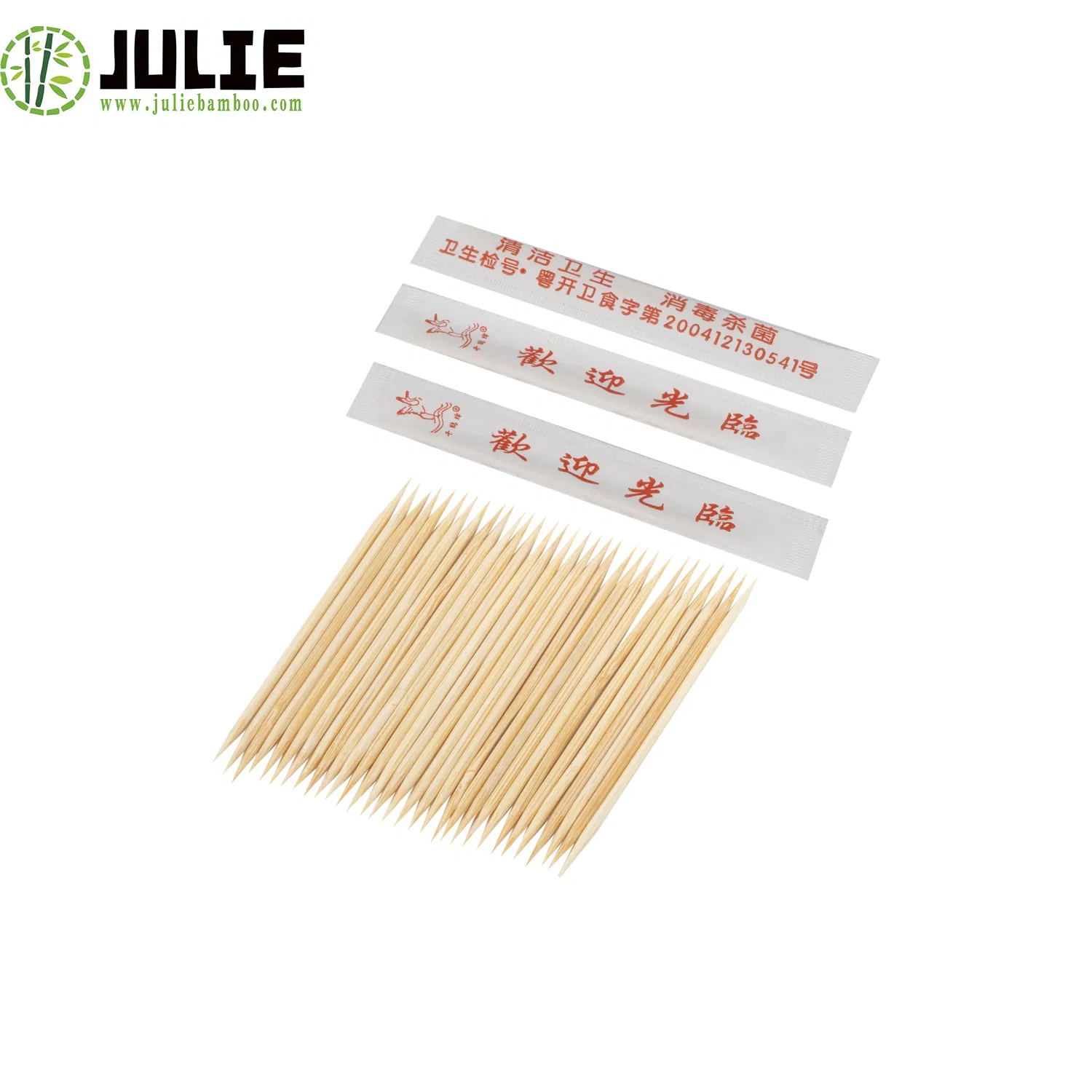 Food-Contacting Grade Hygienic High Quality Natural Bamboo Toothpicks Wooden Toothpicks