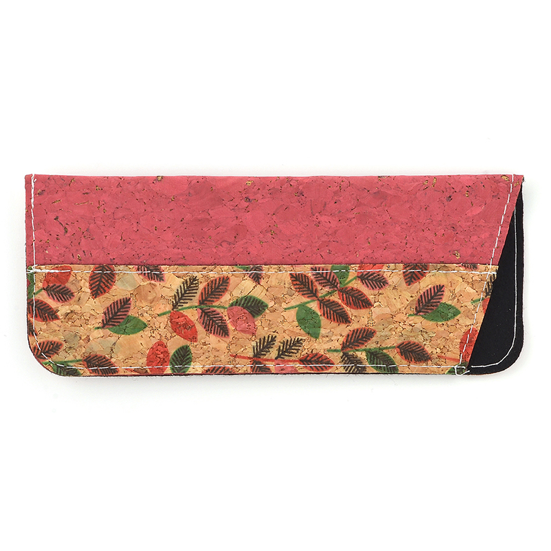 Printed PU Leather Customized Reading Glasses Case Pouch for Wholesale