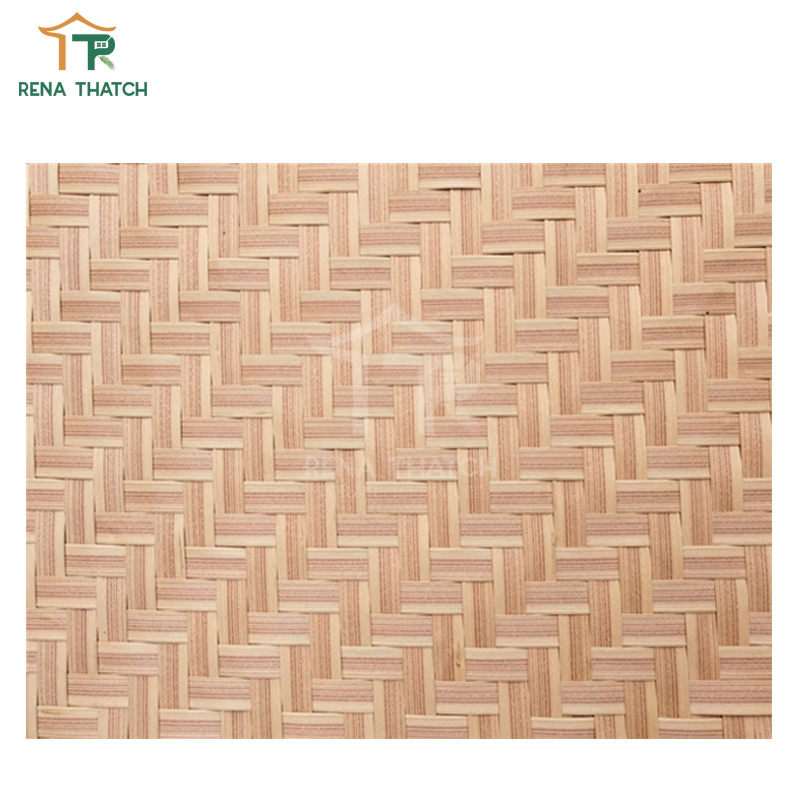 Tropical Area Use Ceiling Roof Plastic Straw Weaving Sheet Material Plastic Rattan Mesh Roll