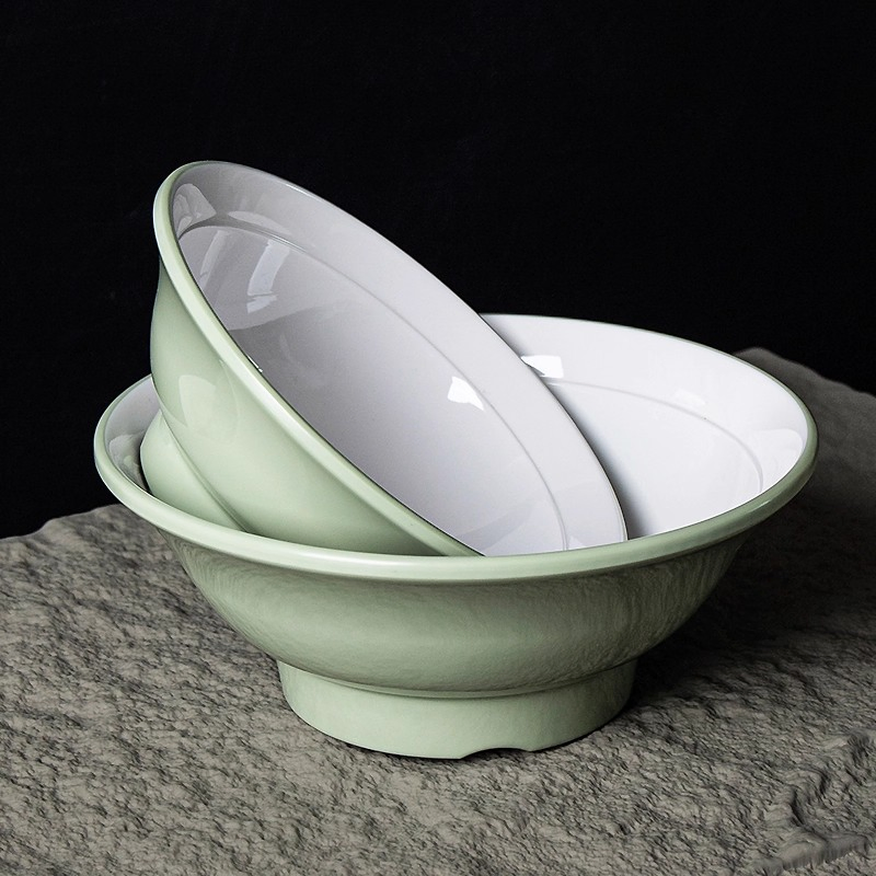 Macaron Colors Noodle Soup Bowl Melamine Dinnerware Custom Ramen Bowl for Restaurant