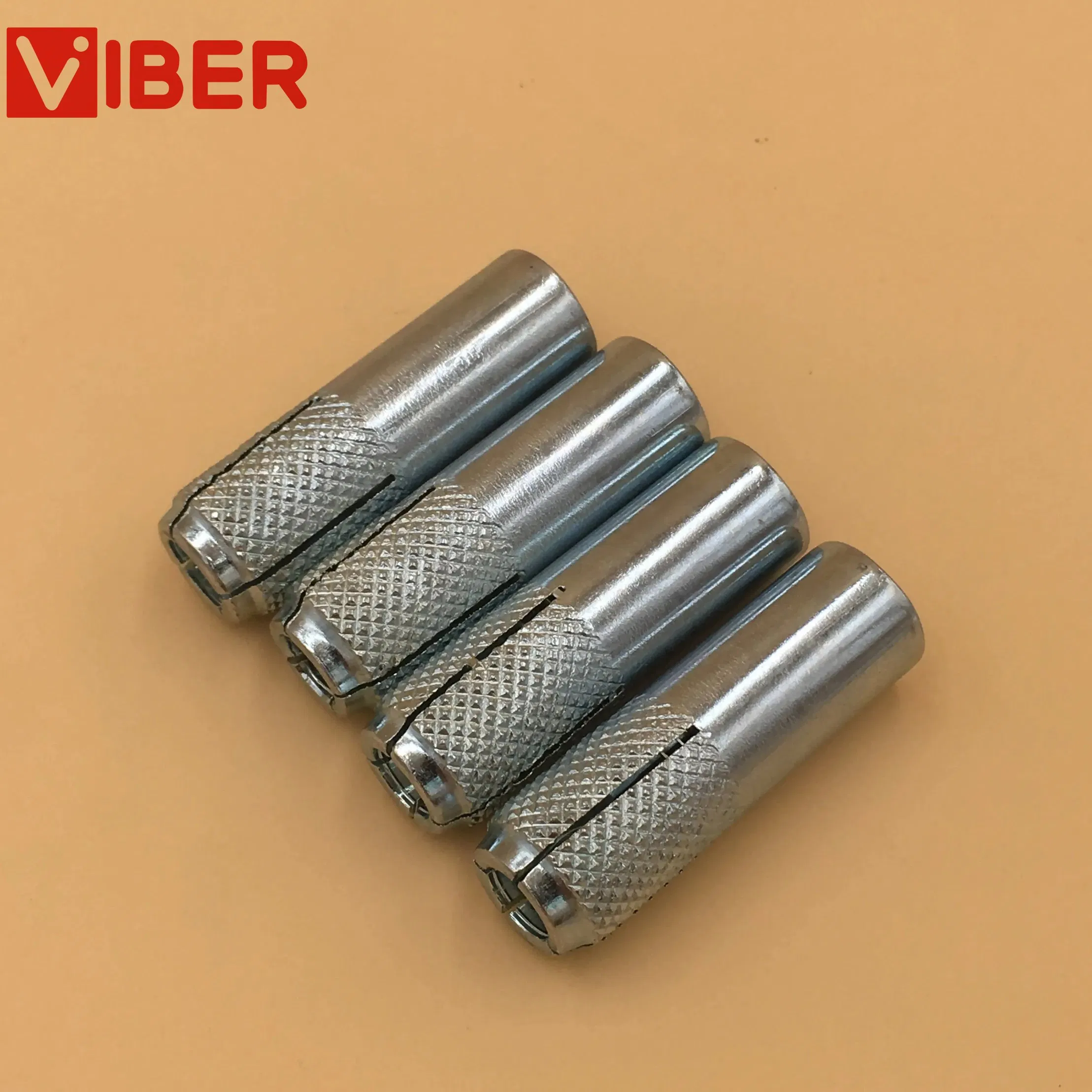 Heavy-Duty Galvanized Carbon Drop-in Anchor with Steel Bolt