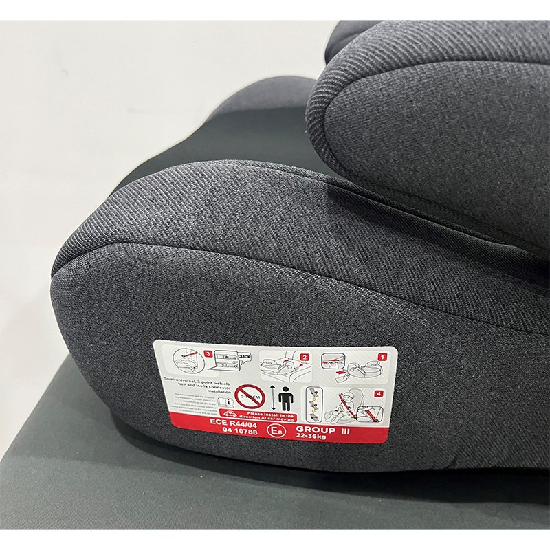 Ecer44 Hot Selling 22-36kg Safety Booster Seats Isofix Baby Car Seat