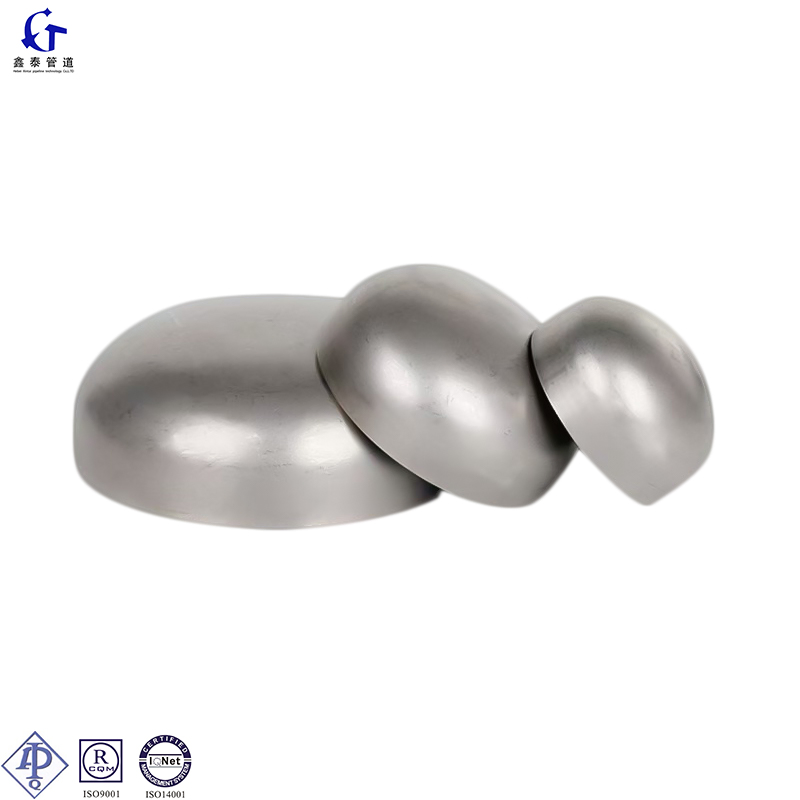 SS304 High Pressure Sanitary Stainless Steel End Cap for Welding Pipe