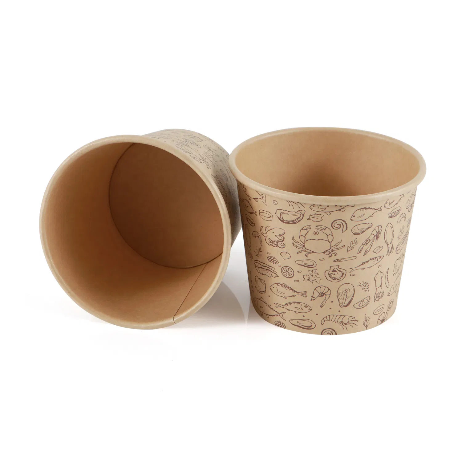 Paper Porridge Bucket Takeaway PE Coated Hot Soup Bowl Instant Noodle Cup