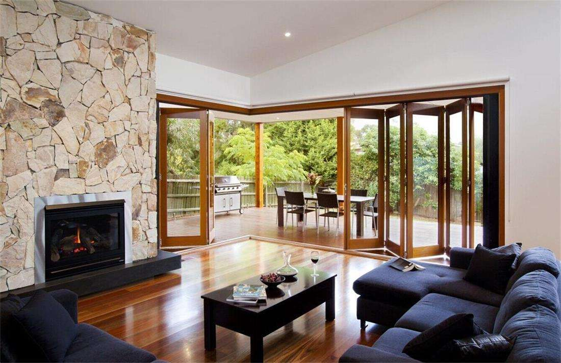 Best Quality Australia Standard High End Durable Double Insulated Tempered Glass Folding Door