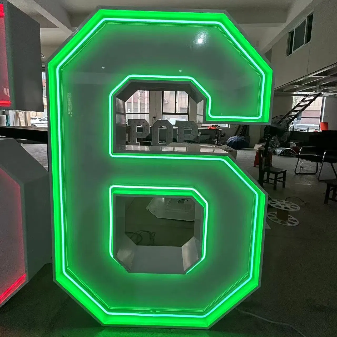 LED Strips Party Event Neon Wedding Decoration 5FT 4FT Giant Marquee Letter Grad Class Proposal Letter Decoration