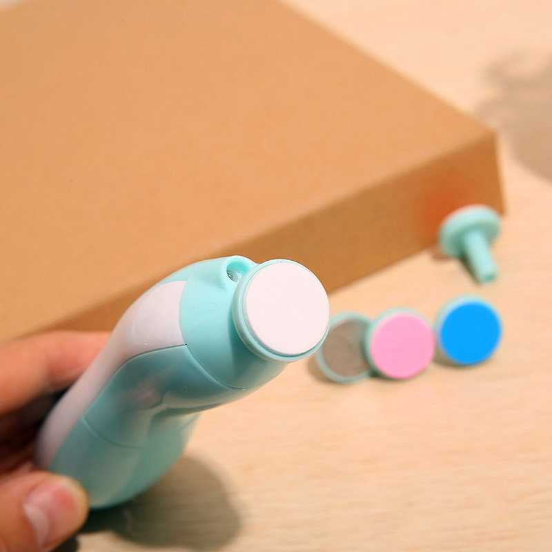 Newborn Electrical Baby Nail Trimmer Kit with LED Light